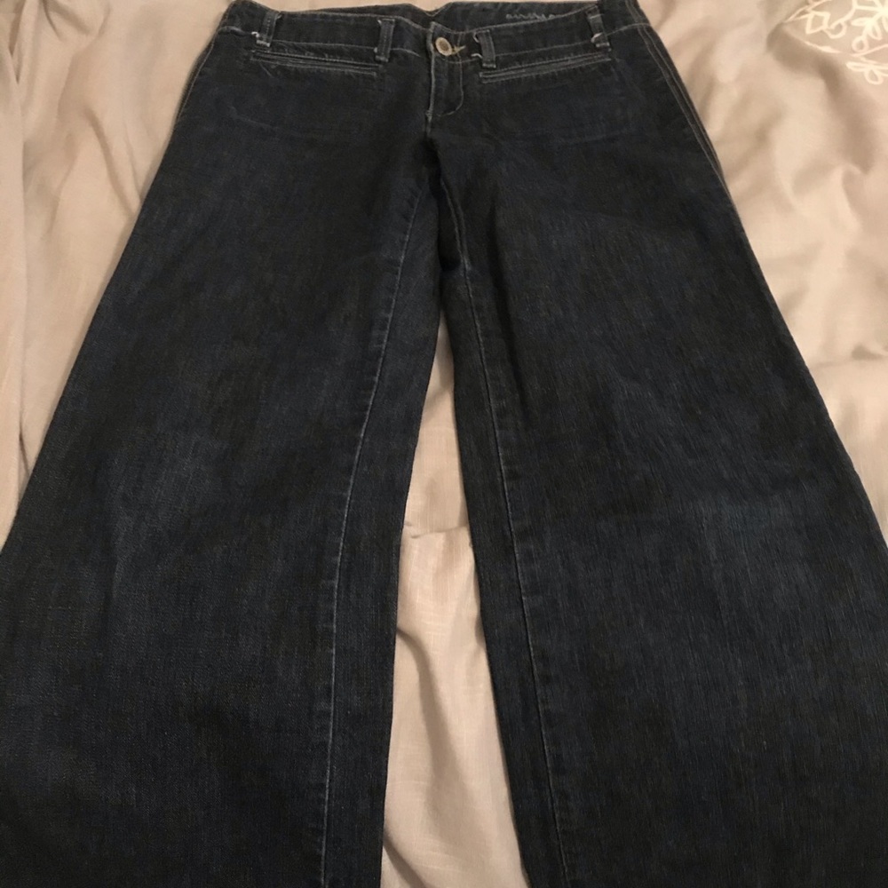 Banana Republic Low Rise Boot Leg Jeans Size 04